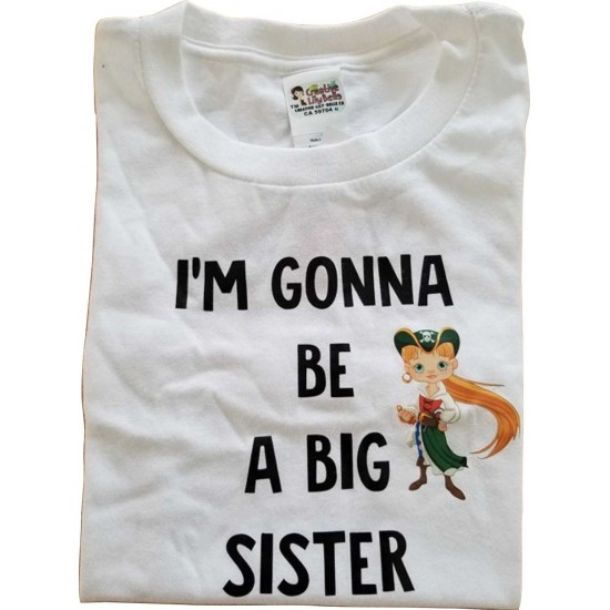 big sister t-shirt or baby bodysuit 3200